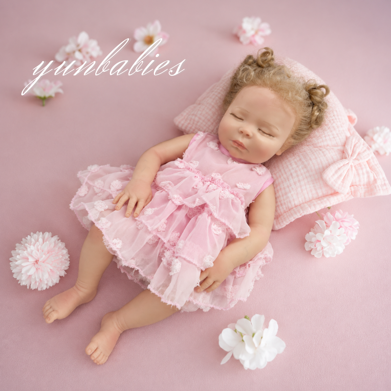 Duo 18-inch full body silicone reborn doll product photo