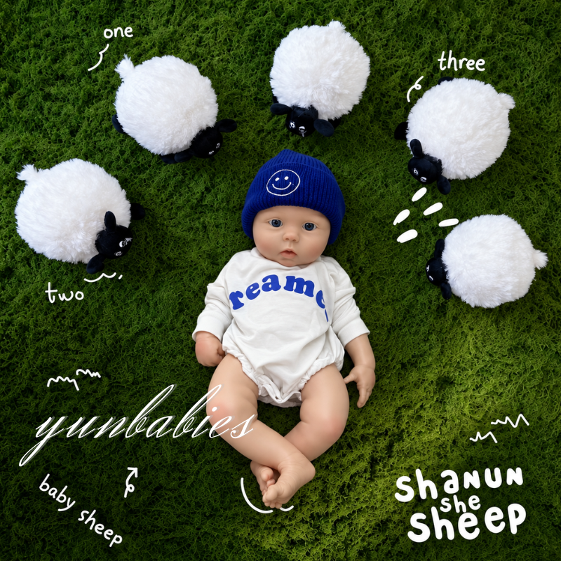 Silas 22-inch full silicone reborn baby doll