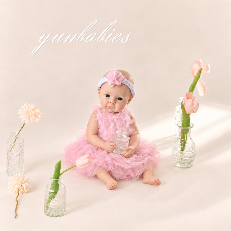 Willa 18-inch full silicone reborn baby doll product photo