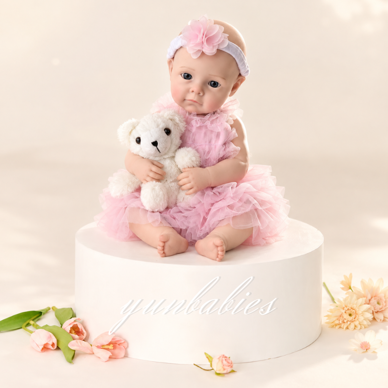 Willa realistic 18-inch silicone reborn baby doll image