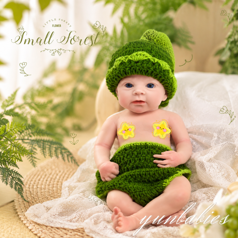 Emma realistic 18-inch sleeping silicone reborn baby doll image