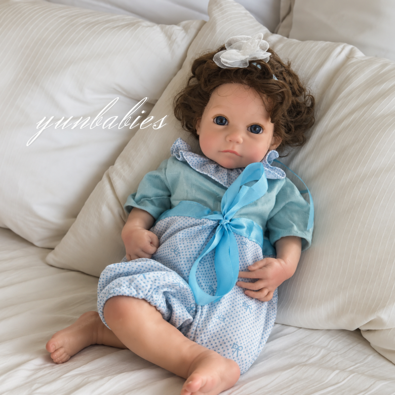 Nana 18-inch full silicone reborn baby doll – sleeping
