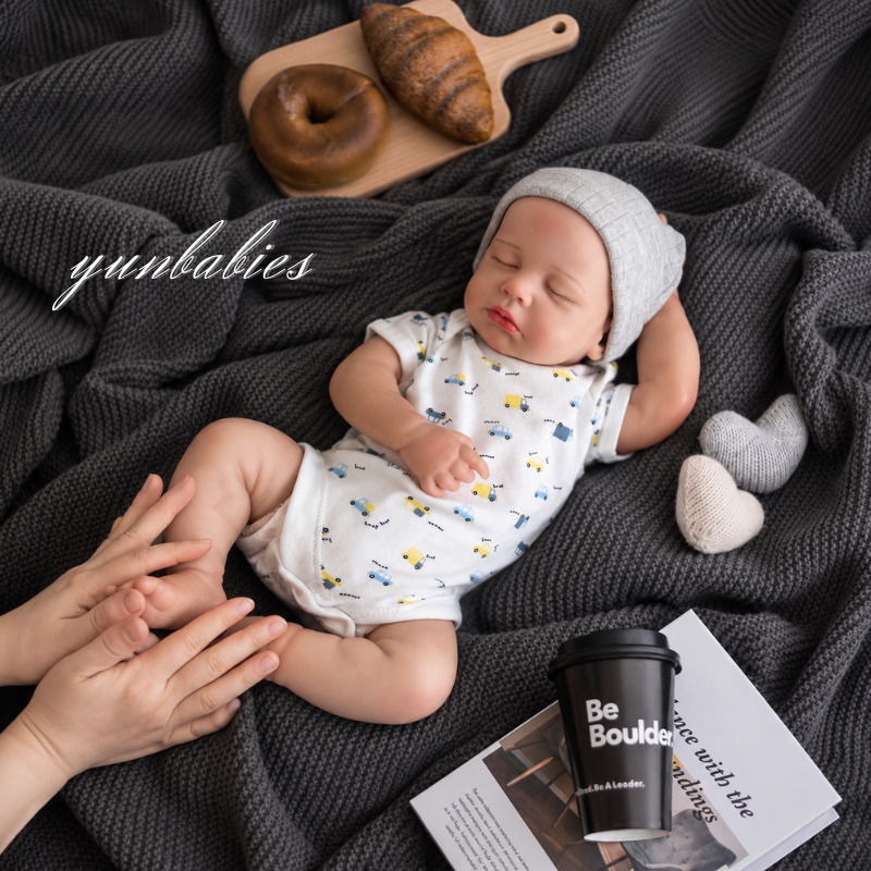 Zanz 18-inch full silicone reborn baby doll product photo