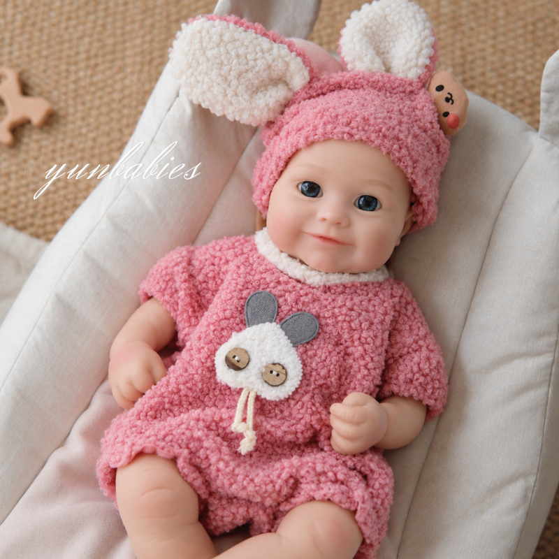 Lin realistic sleeping silicone reborn baby doll image