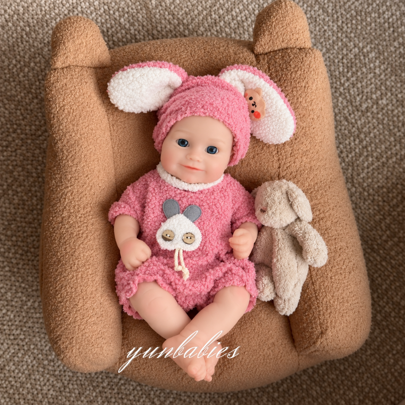 Lin 16-inch full silicone reborn baby doll – sleeping