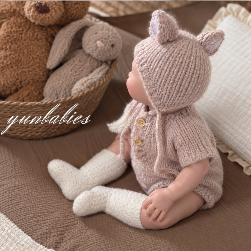 Nora 18-inch full body silicone reborn baby doll product photo