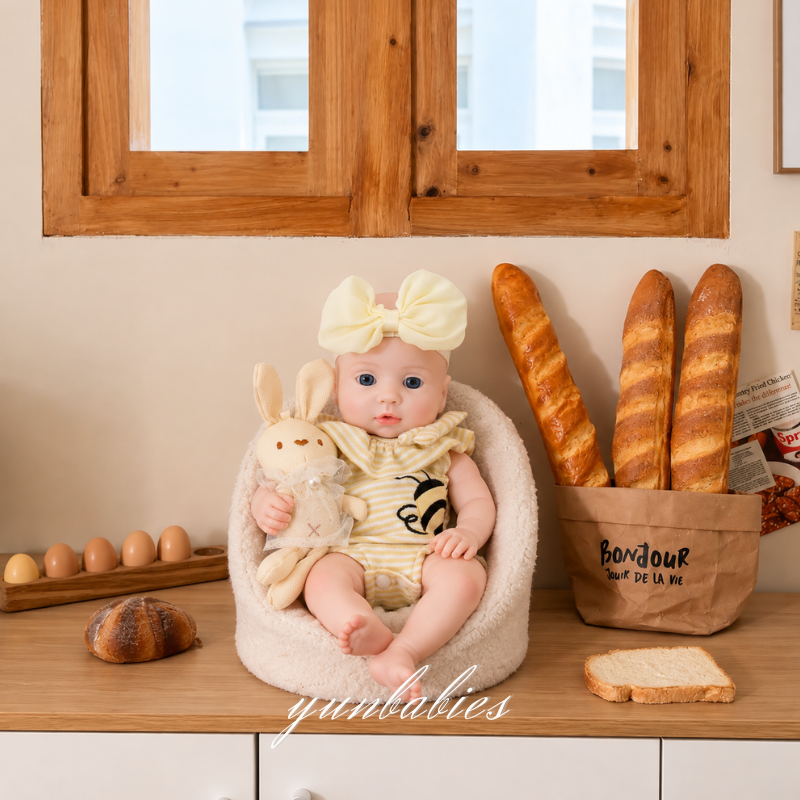 Bella realistic full body silicone reborn baby doll image