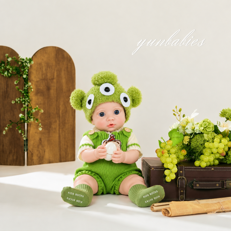 Tara 16-inch full silicone reborn baby doll – sleeping