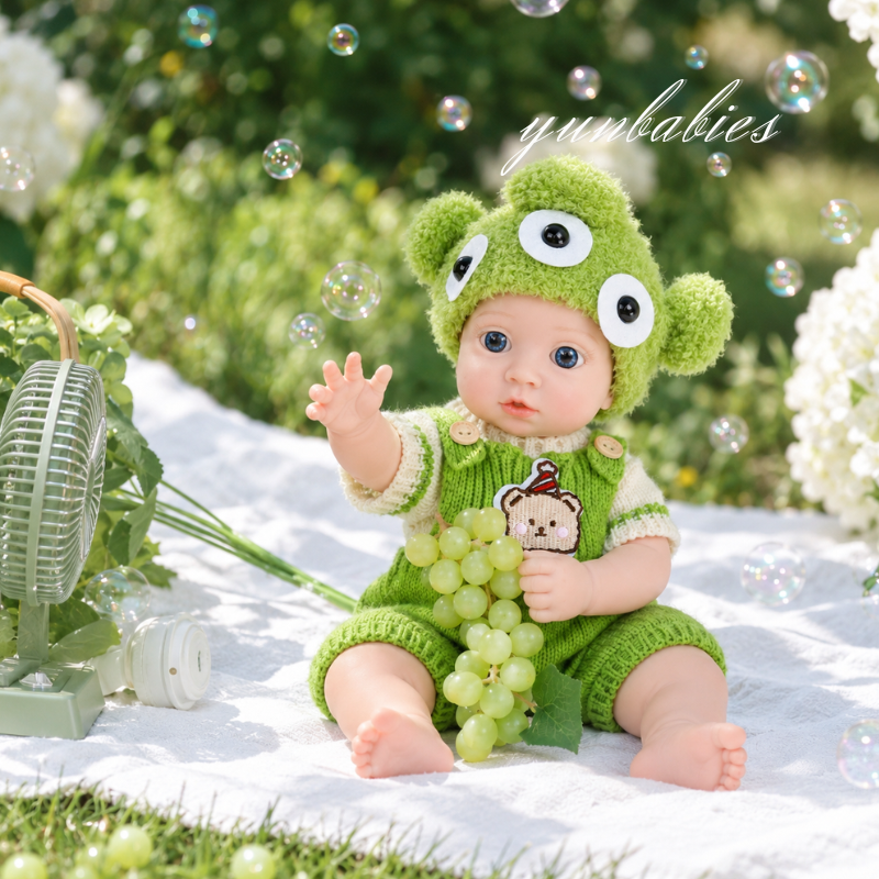 Tara 16-inch full silicone reborn baby doll – sleeping