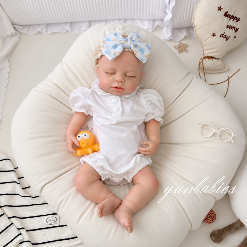 Emma realistic 16 to 18-inch full silicone reborn baby doll image