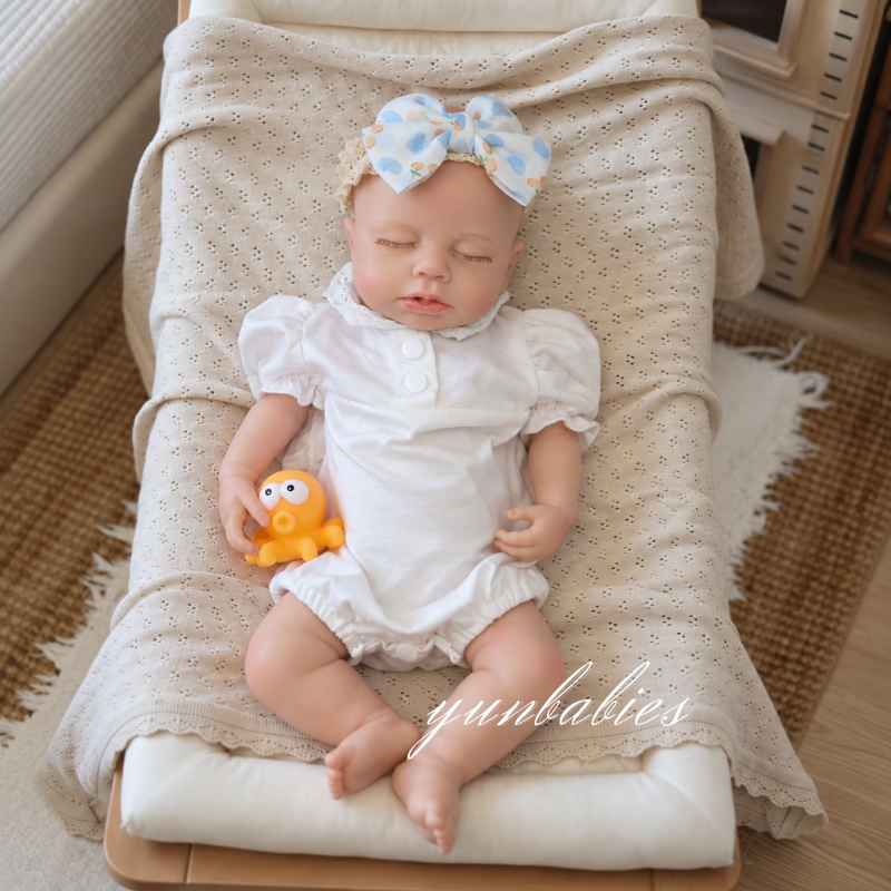 Emma sleeping full silicone reborn doll product image