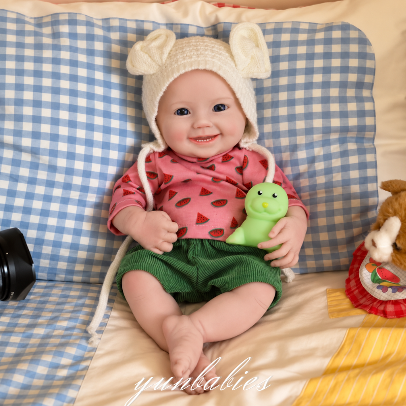 Hazel 13-inch full body silicone reborn baby doll product photo