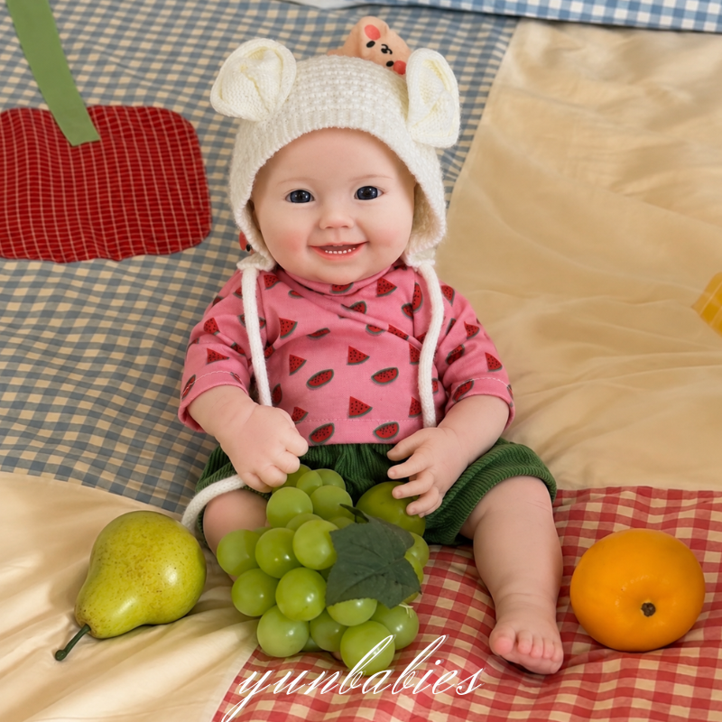Hazel realistic 13-inch silicone reborn baby doll image
