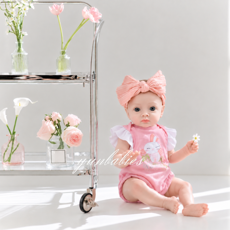 Grace 18-inch full silicone reborn baby doll – sleeping