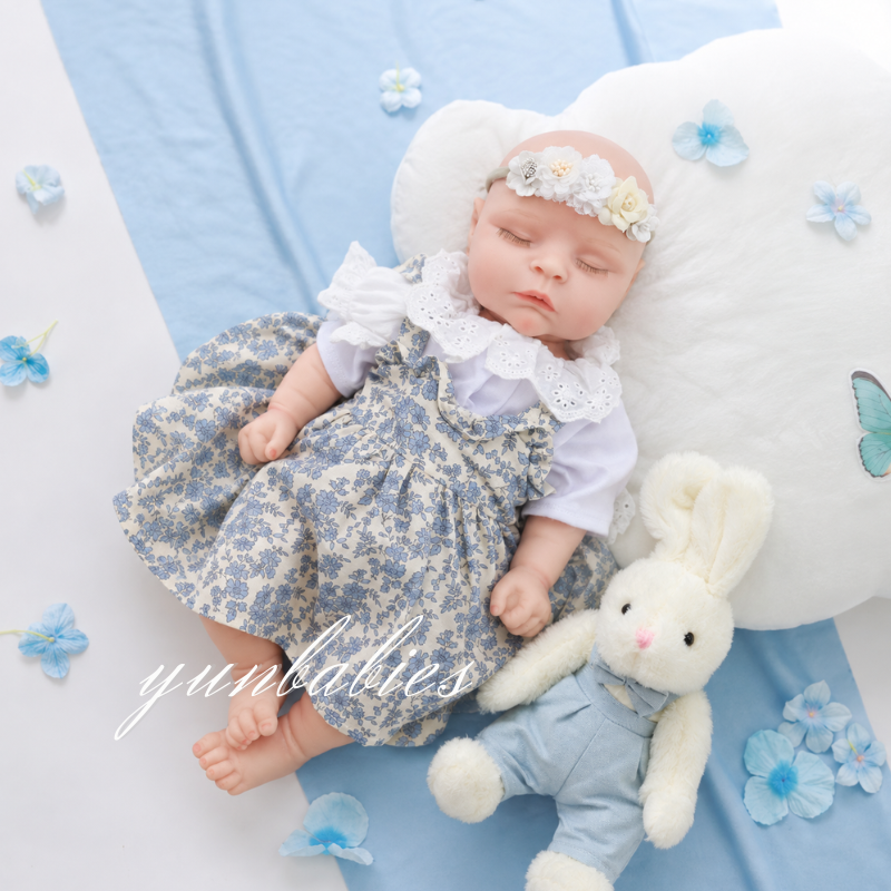 Poppy 18-inch full silicone reborn baby doll