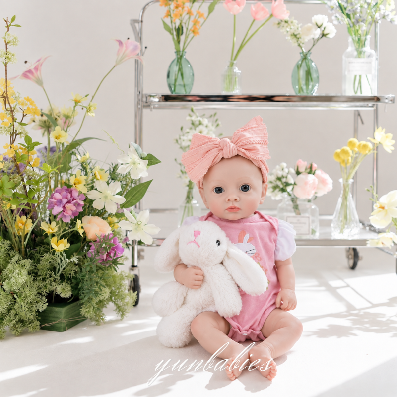 Grace 18-inch full silicone reborn baby doll – sleeping